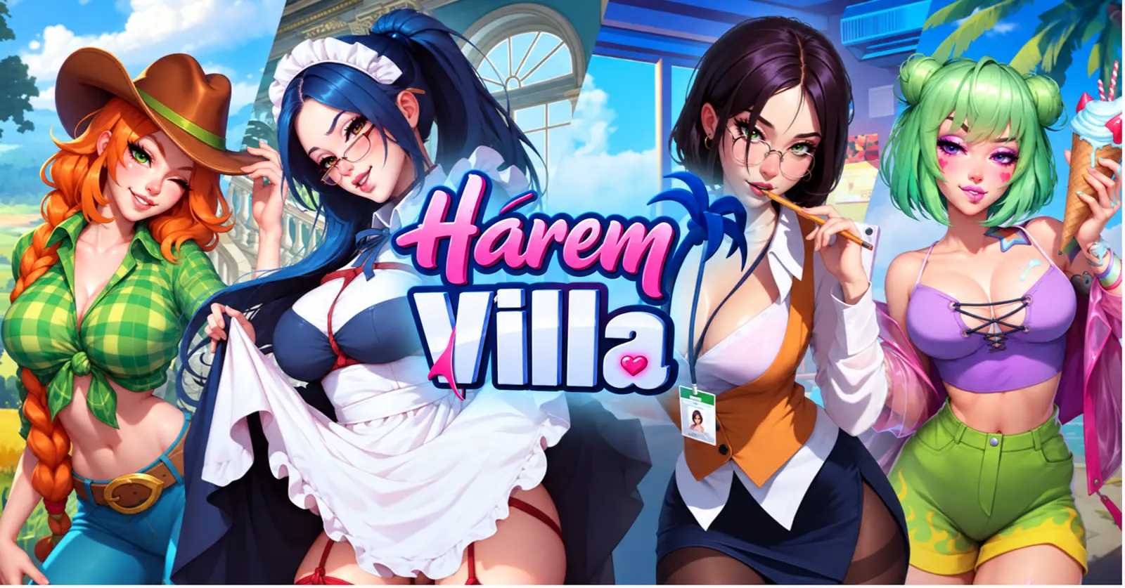 Illustration Harem Villa pour le comparatif des jeux adultes